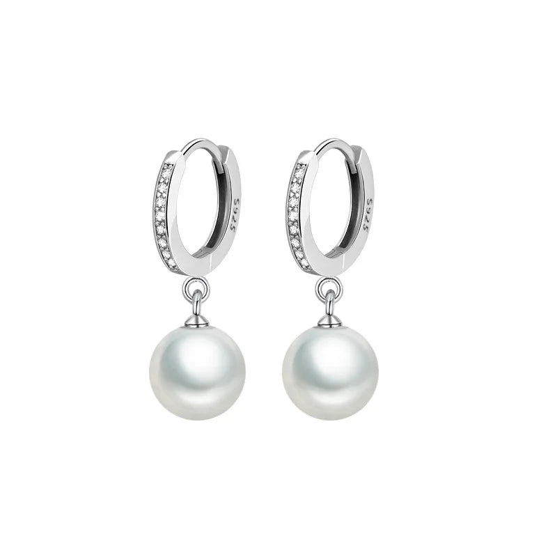 Pearl Earrings 925 Sterling