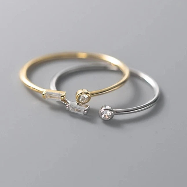Minimalist Clear Rings