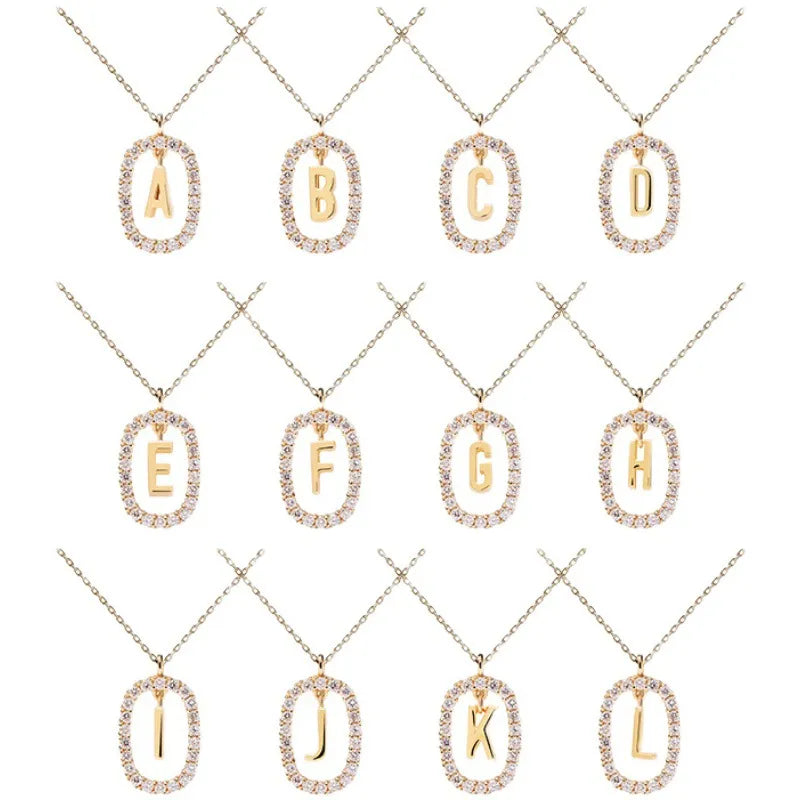 Initial Pendant Necklace