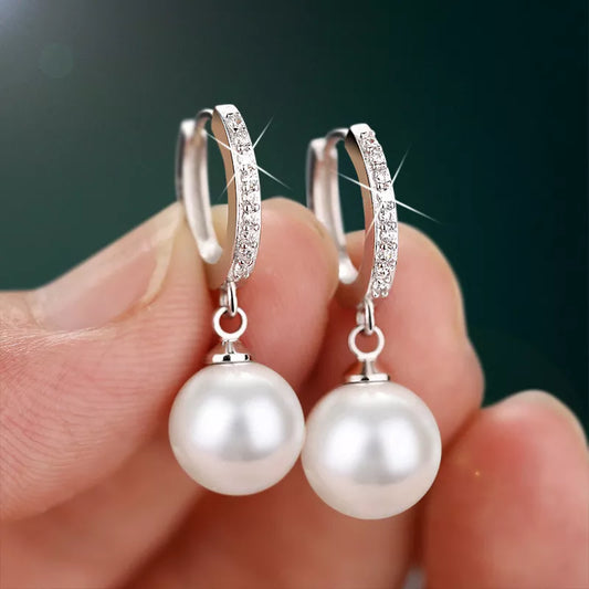 Pearl Earrings  925 Sterling